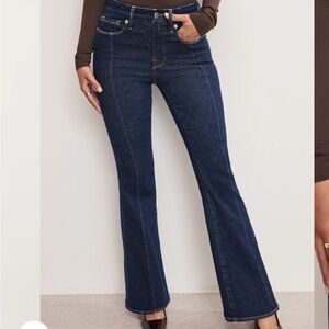 “Good Petite Flare Jeans”